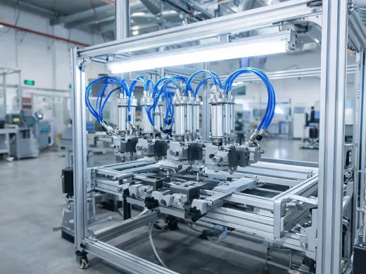 Factory automation pneumatic line