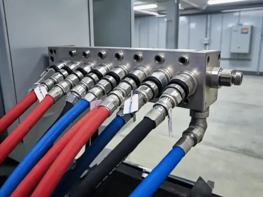 Process plant hose manifold